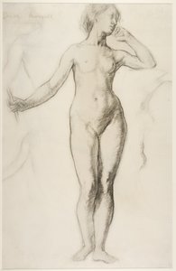 Female Nude Standing, c.1897